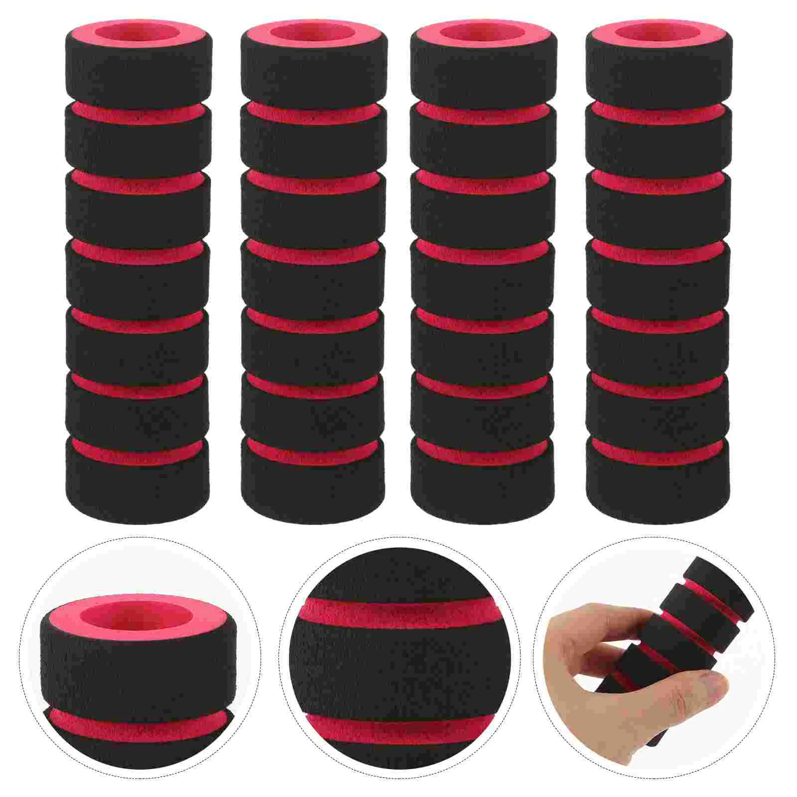 

2 Pairs Kayak Paddle Grip Non-slip Grip Sponge Paddle Grips Kayaking Accessories