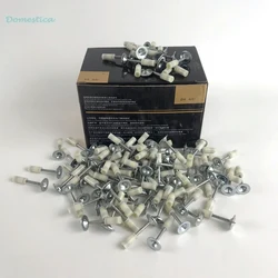 Pistolet à touffeter manuel en acier, outil à riveter, pour mur de béton, dispositif de fente de fil d'ancrage, pièces d'outils de décoration, 200/100/50 pièces 