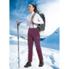 MAGCOMSEN Winter Women's Ski Pants Fleece Lined Warmth Waterproof Shell Straight Working Outdoor Hiking Camping  Pants 3