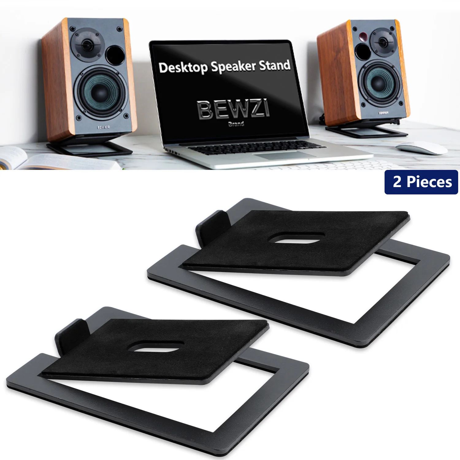 Speaker Accessories Desktop Speaker Stand Enhance Spatial Sound Effects and Shock Absorption For Tabletop Audio Support Or Computer Speaker Bracket