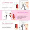 Fake Nail Cutter Type U Word False Tips Professional Nail Clippers Straight Edge Cutters Manicure Pliers Guillotine Nail Capsule 3
