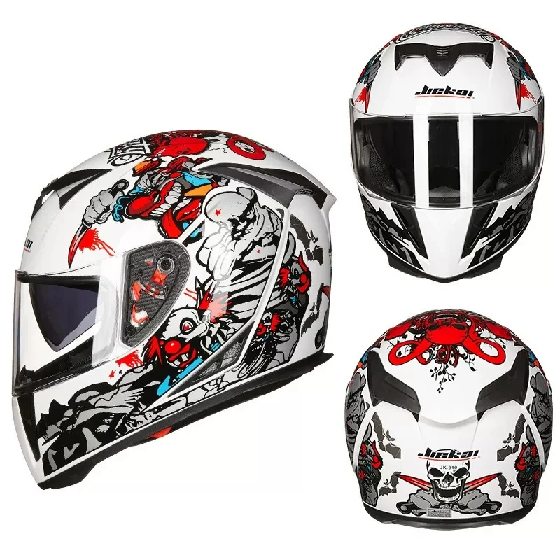 

JIEKAI Full Face Motorcycle Motocross Helmet Off Road Moto Racing Winter Motorbike Helmet Casco Capacete Cascos Para Moto Unisex