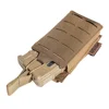 Tactical Single Magazine Pouch Molle Mag Bag for M4 M14 M16 AR15 G36 Magazine Pouches Outdoor Hunting Tool Mag Holder 3