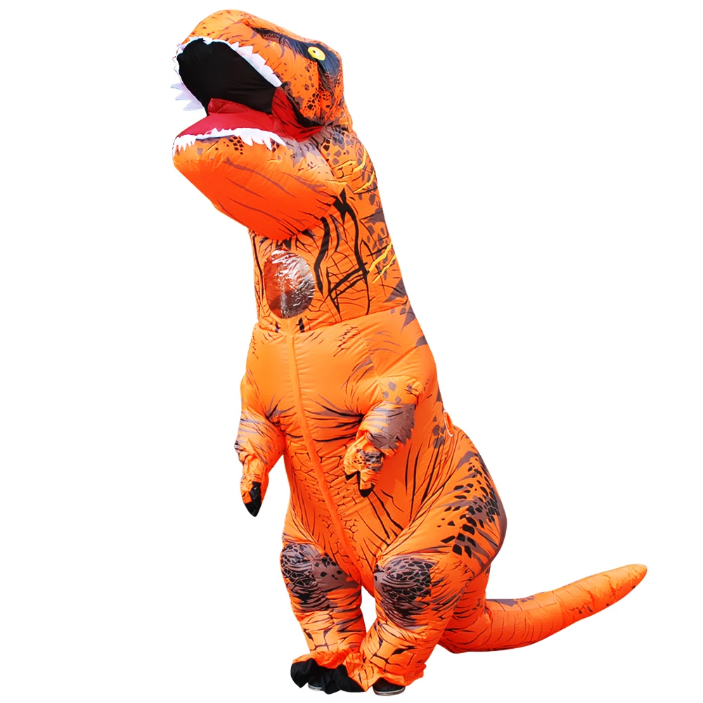 Compre Xinxun Raptor Terno Inflável Tiranossauro Rex Dinossauro Terno  Inflável Boneca de Desenho Animado Adereços Caminhada Terno de Desempenho  Vestir de Férias