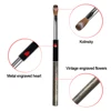 ANGNYA #8 #10 Kolinsky Hair Sable Acrylic Nail Brush Antique Style With Red Heart Metal Handle Nail Art Brushes Manicure Tools 2