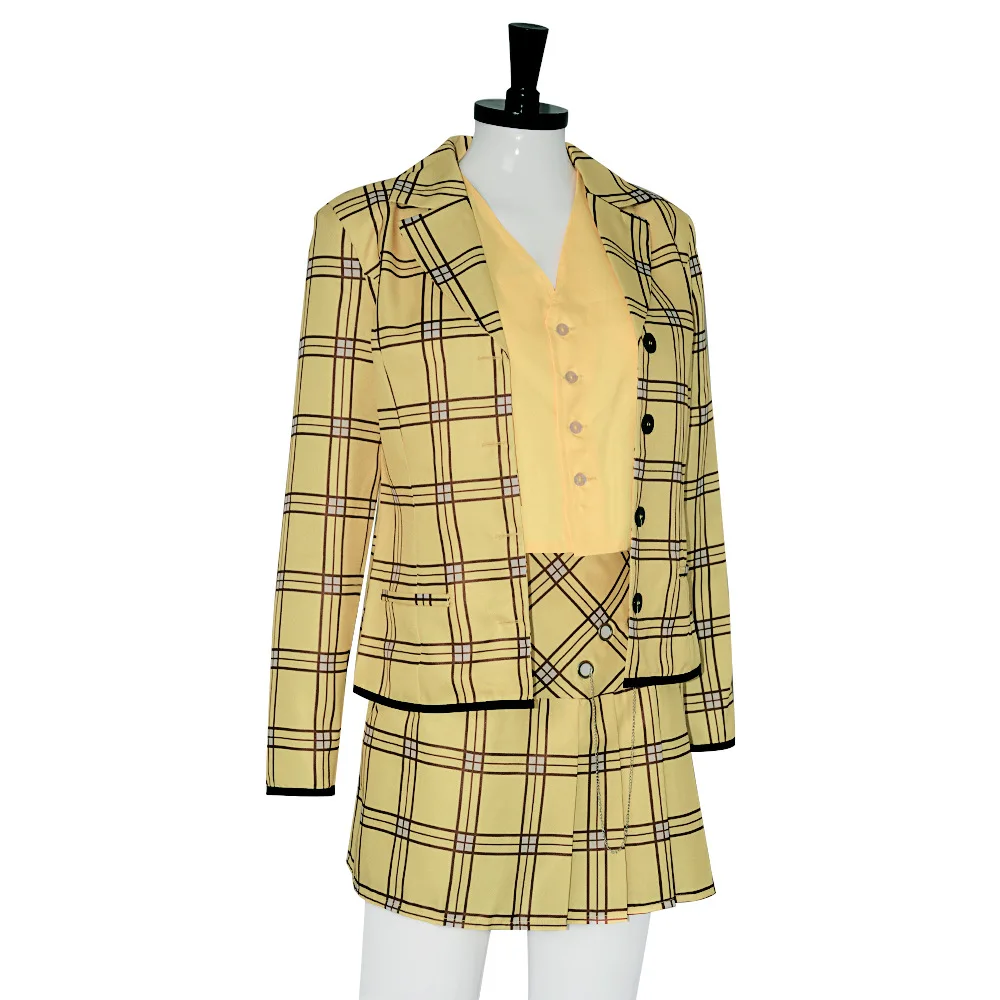 Clueless Cher Horowitz Cosplay Costume for Women (Unofficial)