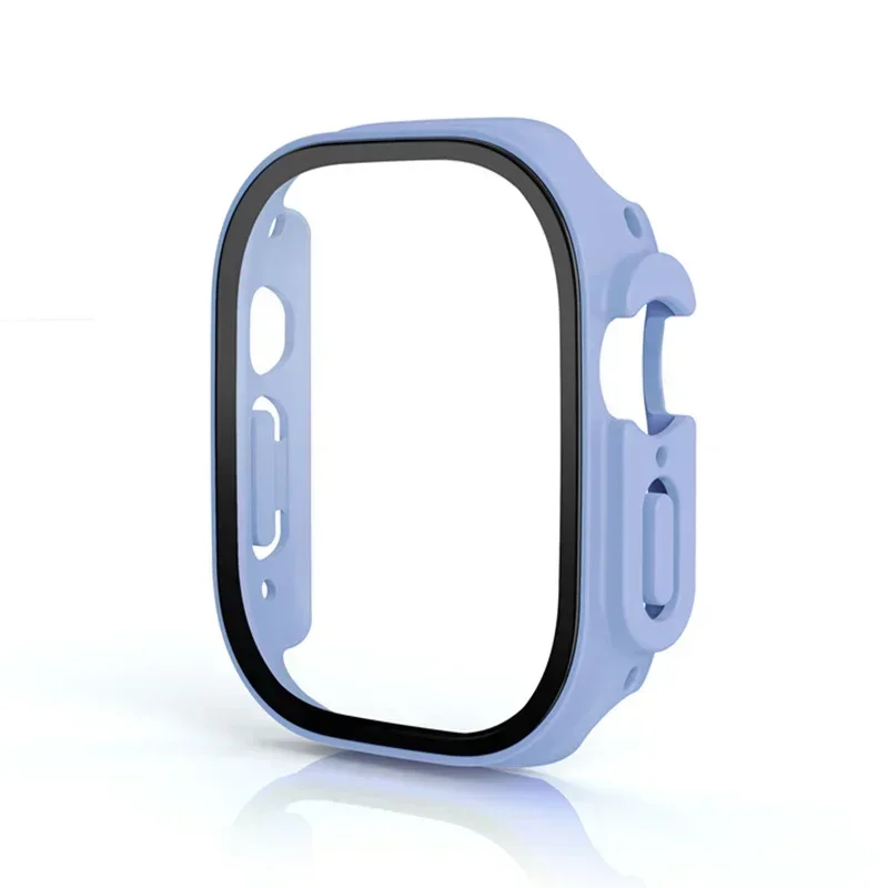 Premium HD Tempered Glass and Protective Case for Apple Watch Ultra - 49mm Screen Protector and Bumper Cover