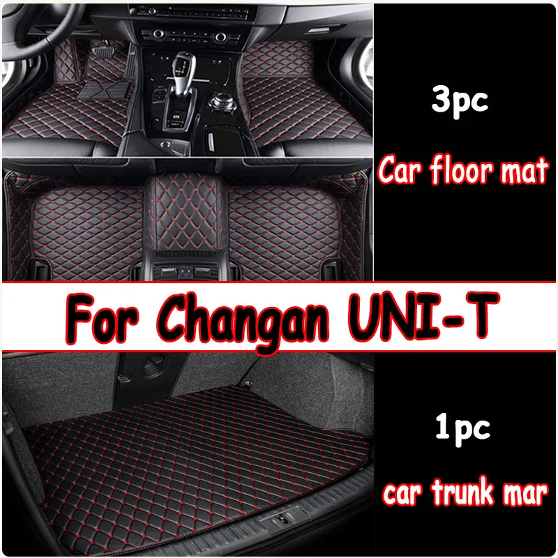 

LHD Car Floor Mats For Changan UNI-T UNIT 2020 2021 2022 2023 2024 Carpet Protect Accessories Rugs Foot Pad Auto Parts Covers