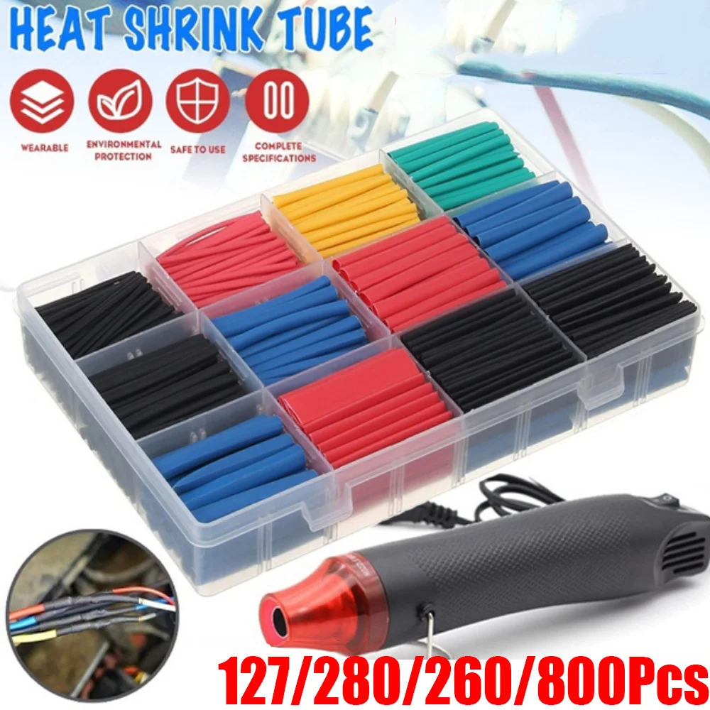 300W Electrical Mini Heat Gun Handheld Hot Air Gun Colorful Heat Shrink Butt for DIY Craft Embossing Shrink Wrapping PVC