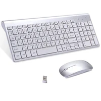 Arabic & English characters Ultra-thin Business Wireless Arabic keyboard and mouse combo low noise Mice for Office Notebook