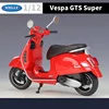 WELLY 1:12 Vespa GTS Super 2020 Alloy Leisure Motorcycle Model Simulation Metal Street Road Motorcycles Model Childrens Toy Gift 5