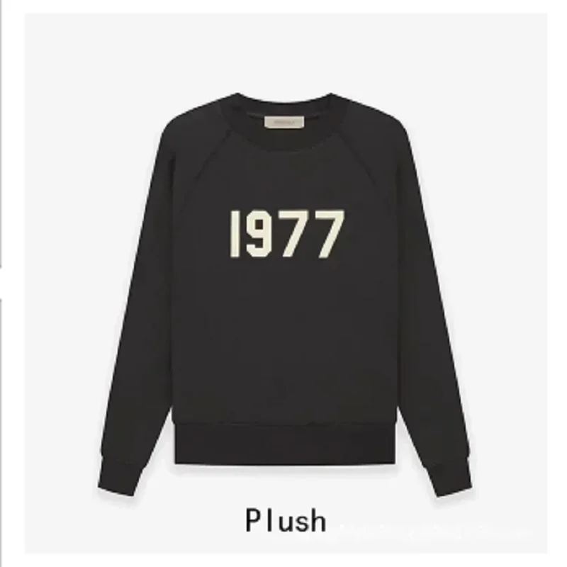 

Men's hooded sweatshirt with flocking logo, luxurious design, Gran Street, autumn/winter, 1977