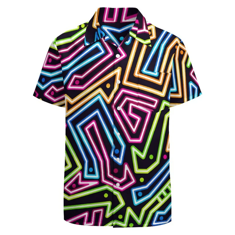 thumbnail image 1 of Camisas con gráficos florales y tortugas divertidas para hombres, ropa con estampado 3D, camisa hawaiana, camisetas Y2K de manga corta, ropa Kawaii, blusa con solapa, 1 of 4