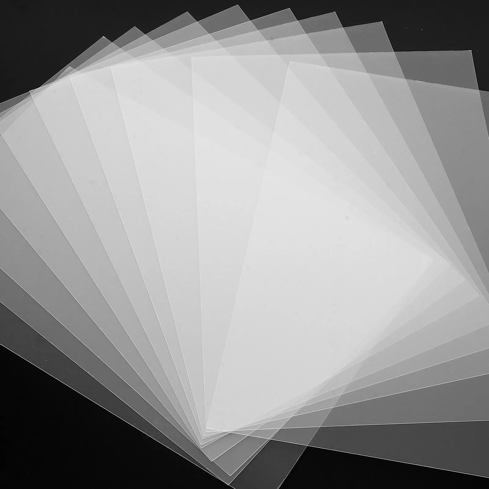 10Pcs 열 수축 재료 DIY 공예용 수축 시트 수공예품 공급 열 수축 필름 시트 스크래치 방지