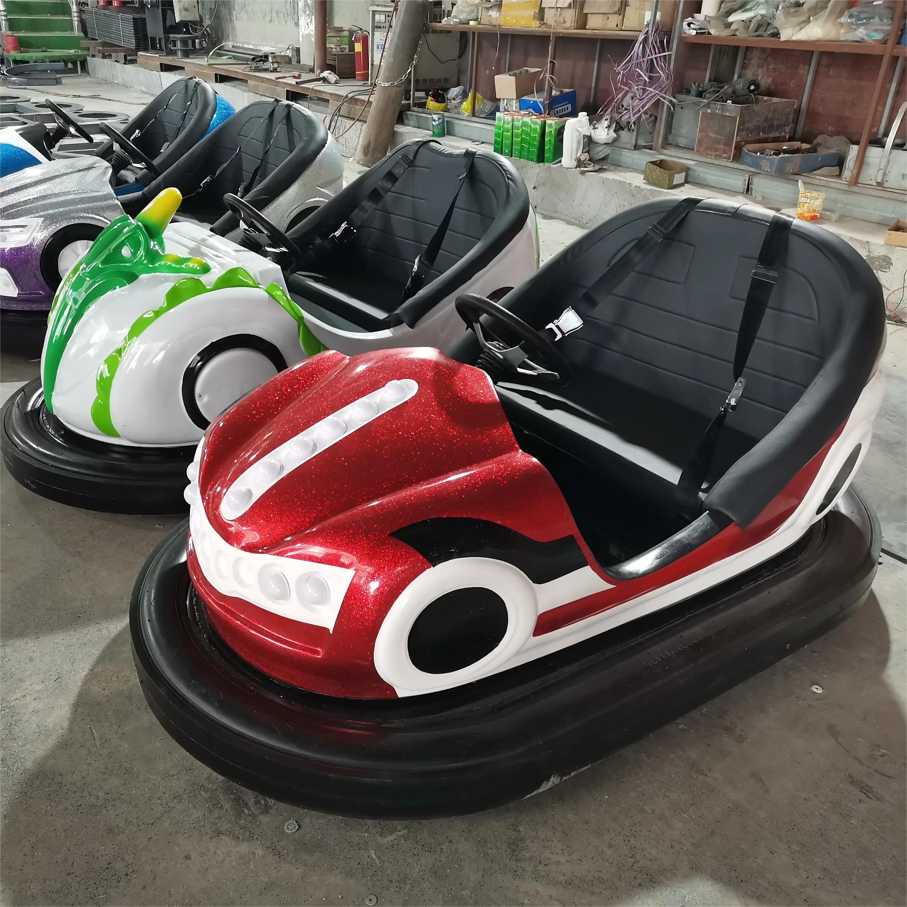 Factory Low Price Amusement Park Facilities Kids Ride Bumper Car Electric Bumper Car for Kids