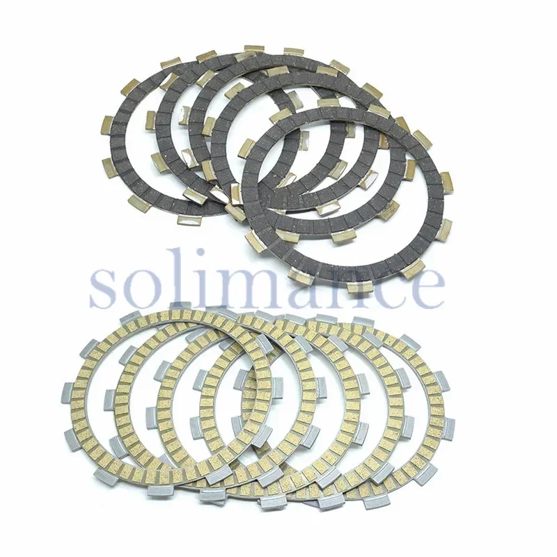

5 Motorcycle Friction Plates Clutch Kit for Suzuki PE250 Enduro 1980-1982 RM250 1976-1985 RS250 T/X 1980-1981 PE RS RM 250