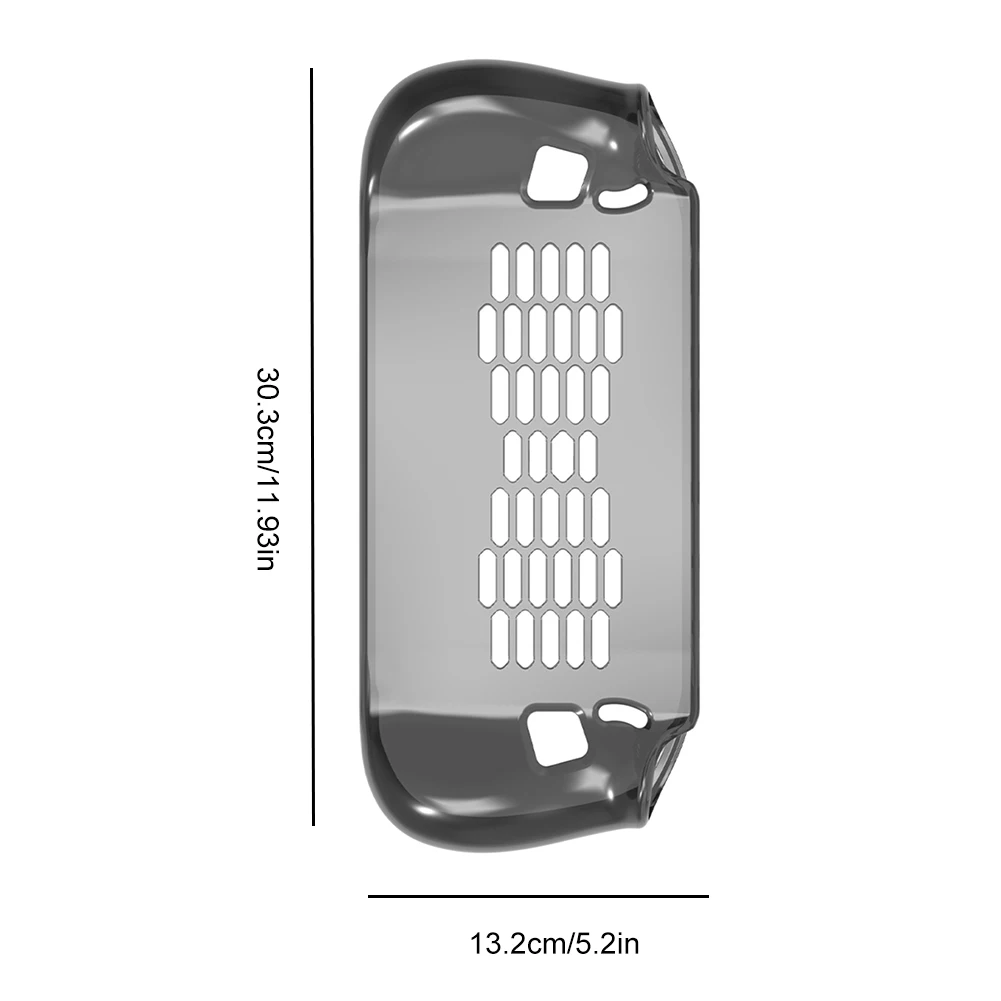 For Lenovo Legion Go S Console TPU Clear Case Breathable Cooling Shell Shockproof Protection Case Anti-Scratch Protector Cover