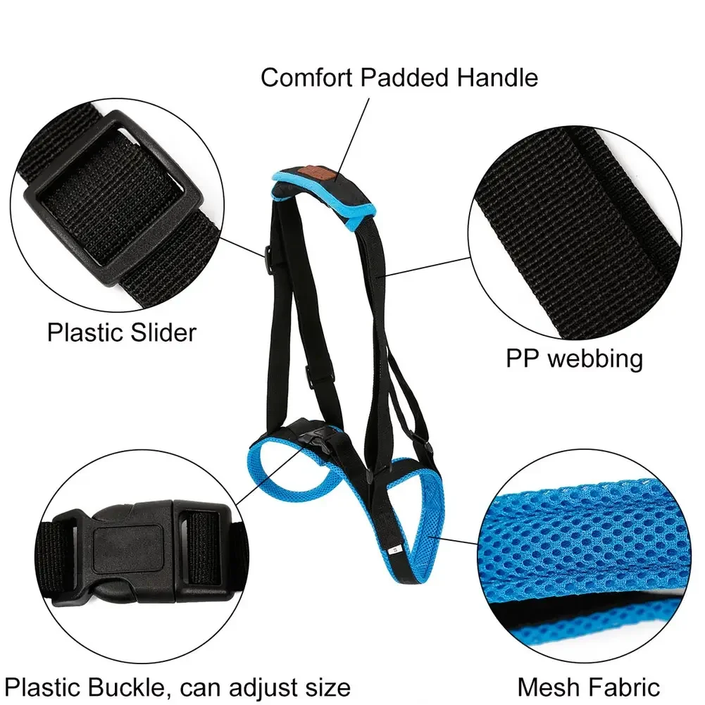 Adjustable Dog Lift Harness for Large Dogs Soft Padded Pet Rear Leg Support for Old Disabled Joint Injuries Dog Back Leg Hold
