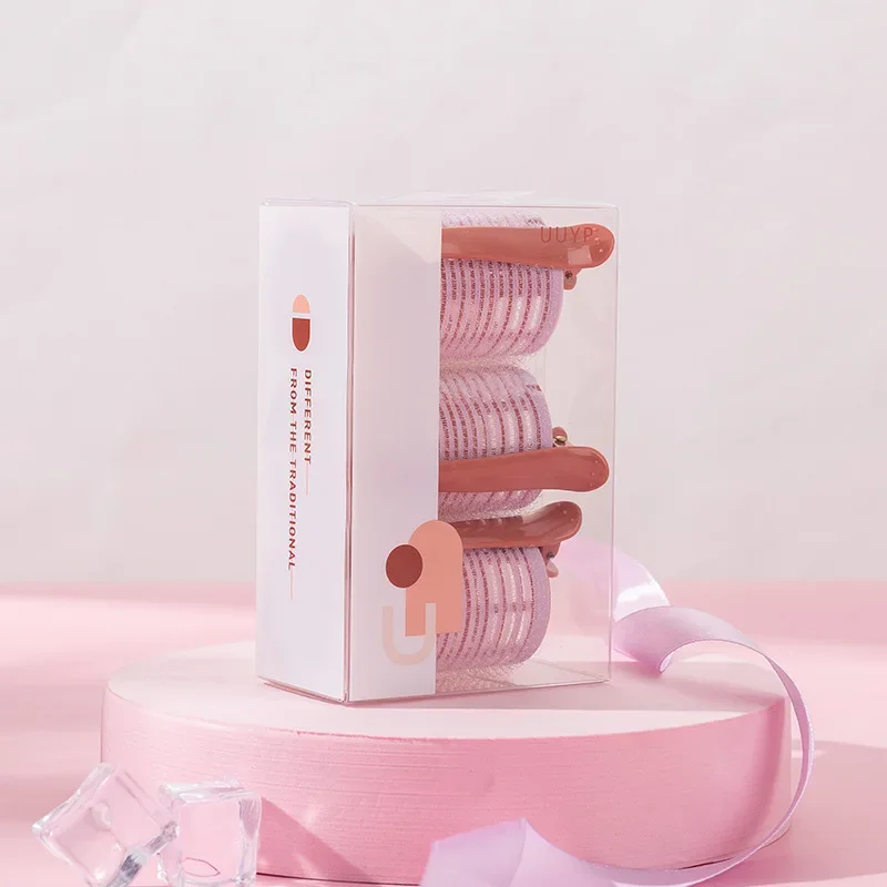 Self-Grip Hair Rollers Heatless Hair Curlers No Heat Bangs Volume Self-adhesive Hook & Loop DIY Styling Tools 3pcs hair styling tool hair curling tools