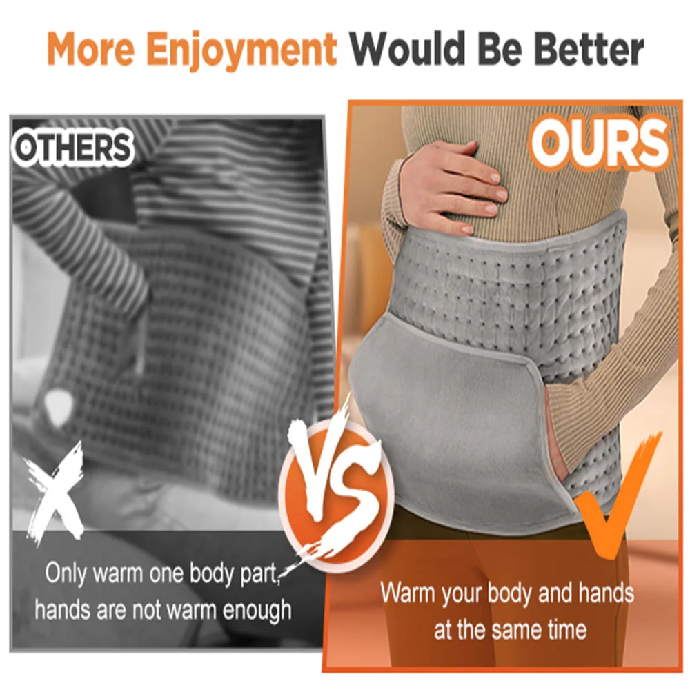 Electric Heating Pads for Cramps Winter Heater Mat For Office Sofa Beds Waist Back Warmer Blankets Camping 110V 220V Washable