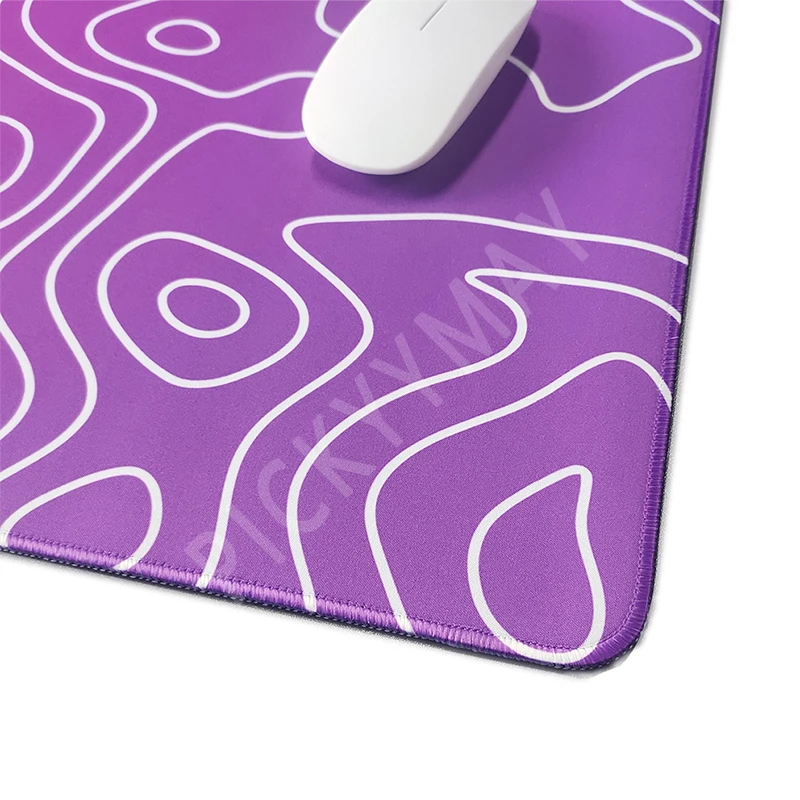 Tapis de souris topographie 400x900, grand tapis de bureau en