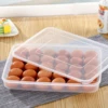 1pc-30 Grids Large Capacity Egg Shockproof Holder Plastic Egg Container with Cover Storage Box Tray for Refrigerator 4