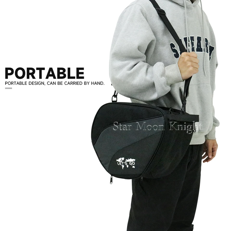 Rhinowalk Motorcycle Scooter Tunnel Bag Waterproof Tank Tail Saddle Storage  Rear Seat Bag For Honda ADV150 オートバイ用サドルバッグ Compatible With ADV 350 For PCX 160 150 125 For CC110