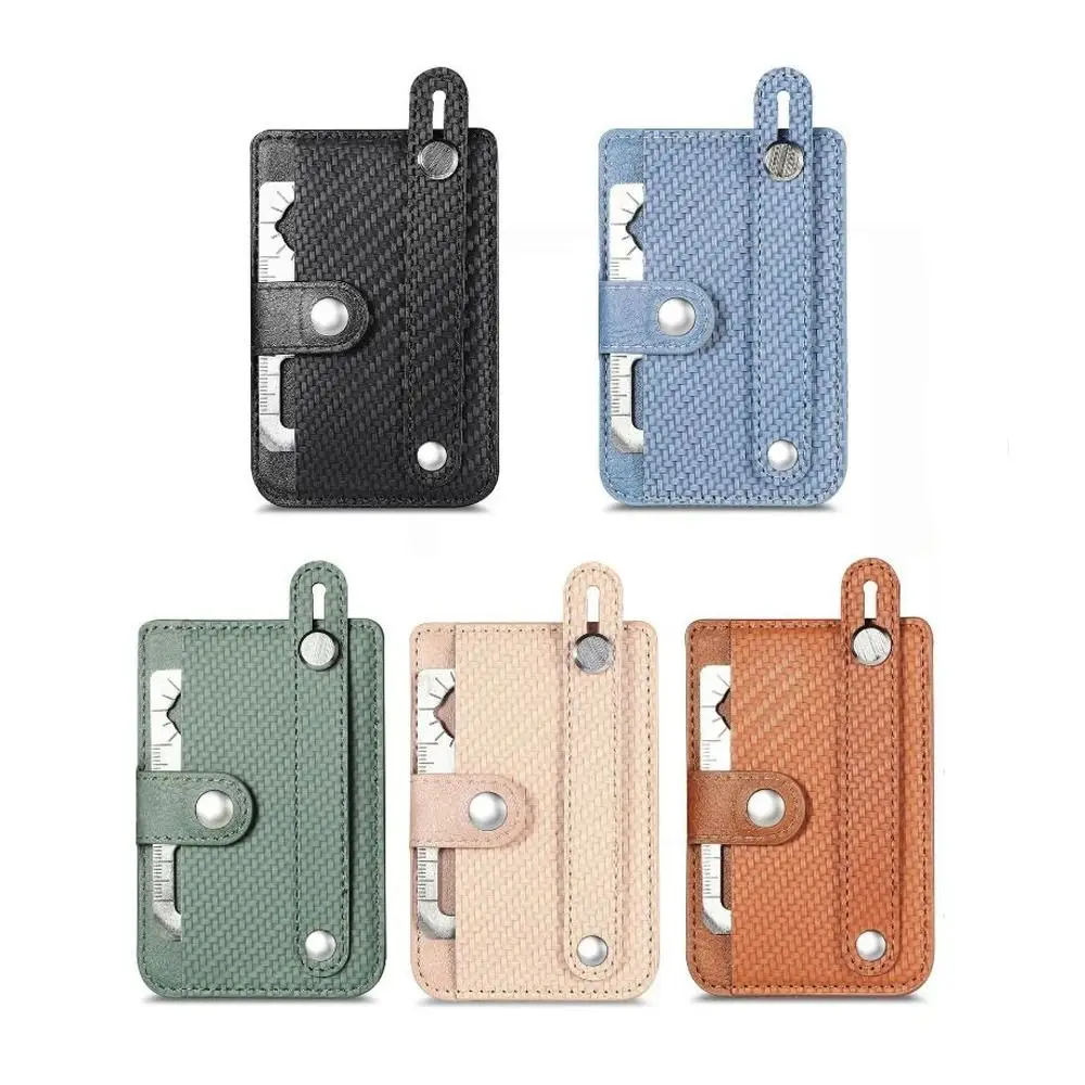 Magnetische kaarthouder van PU-leer, sterke magnetische telefoonportemonnee, mag