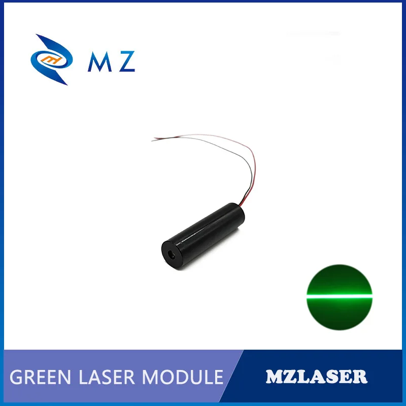 

High Quality D12mm 520nm 5mW Green Line Glass Lens APC Drive Type Laser Module