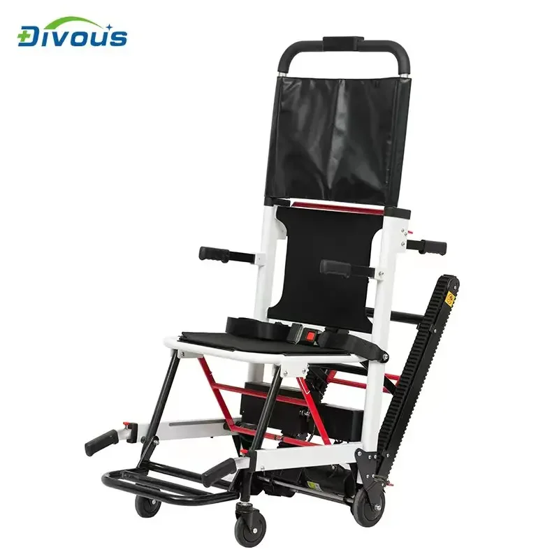 Best Price Track Mode Electric Stair Climber Wheelchair for Disabled Folding Climbing Machine