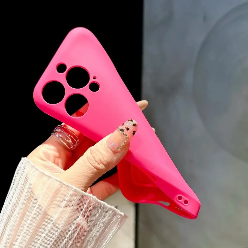 Ultra Slim Soft Silicone Shockproof Matte Phone Case - Candy Color Finish