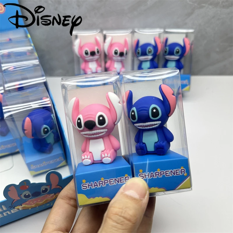 

Kawaii Disney Stitch Silicone Film Pen Knife Student Cartoon Pen Planer Rotary Pen Knife Cute Decoration Children's Holiday Gift