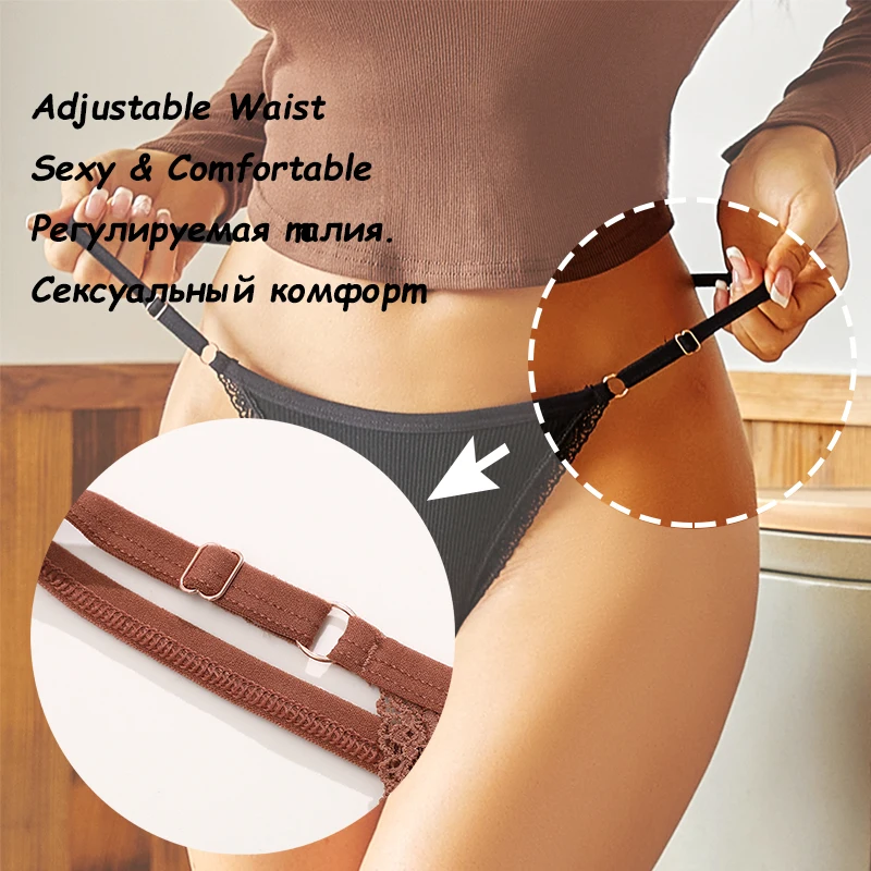 5PCS Set Cotton Panties Sexy G-String