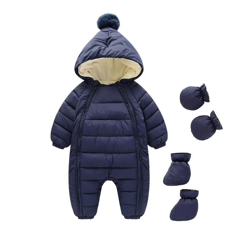 

Winter Baby Girls Boys Romper for Newborn Thick Warm Jumpsuit Overalls Toddler Baby Clothes Cotton Snowsuit Infant Clothing