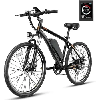 Great deal.EB5 Electric Bike for Adults with Peak 500W Brushless Motor, 40Miles 20MPH Commuting Electric Mountain Bike with 360W 1