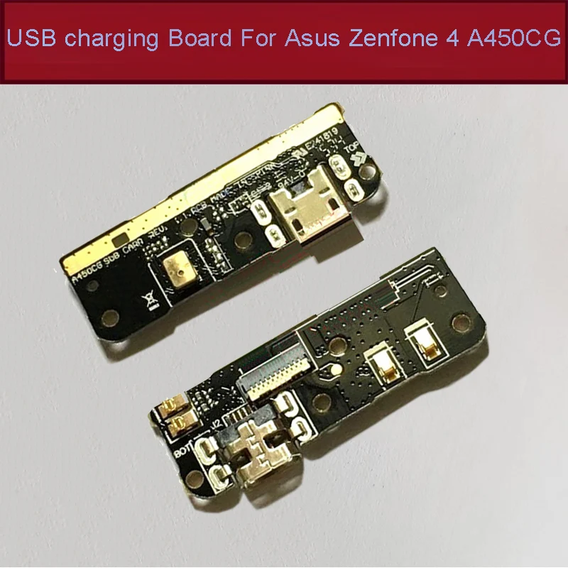 

For Asus Zenfone 4 Genuine USB Charging Microphone PCB Connector Port Jack Board Flex Cable Repair Parts Zenfone 4 A450CG 4.5"