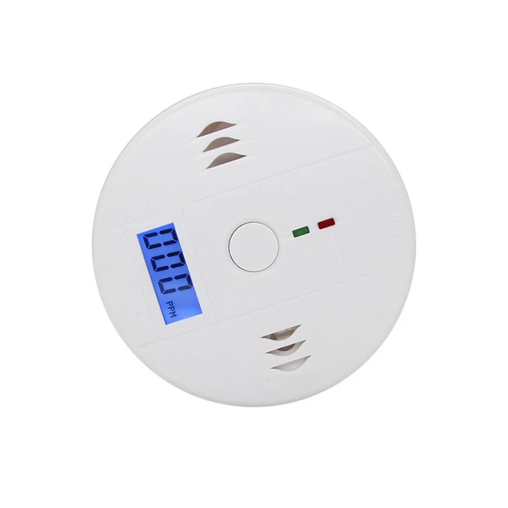 

CO Alarm Carbon Monoxide Detector LCD CO Gas Sensor Alarm 85dB Siren Sound Stove Honeycomb Coal Smoke Warn Alarm Home Security