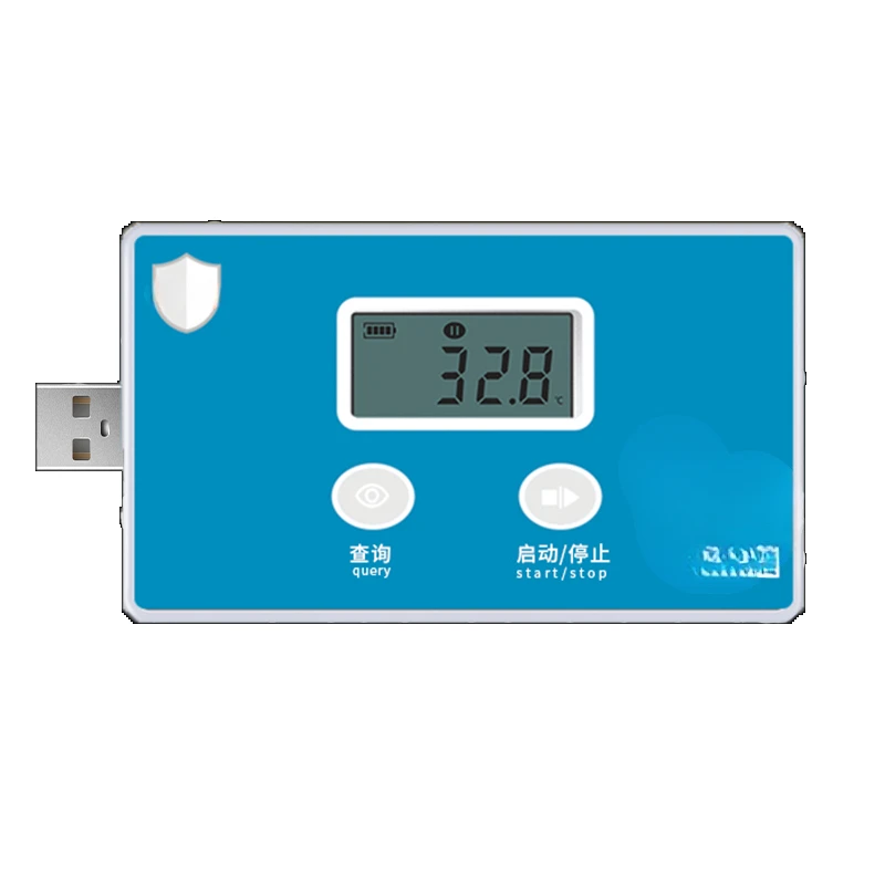 

Medical vaccine cold chain usb temperature and humidity recorder pharmacy refrigerator air transport dry ice with high precision