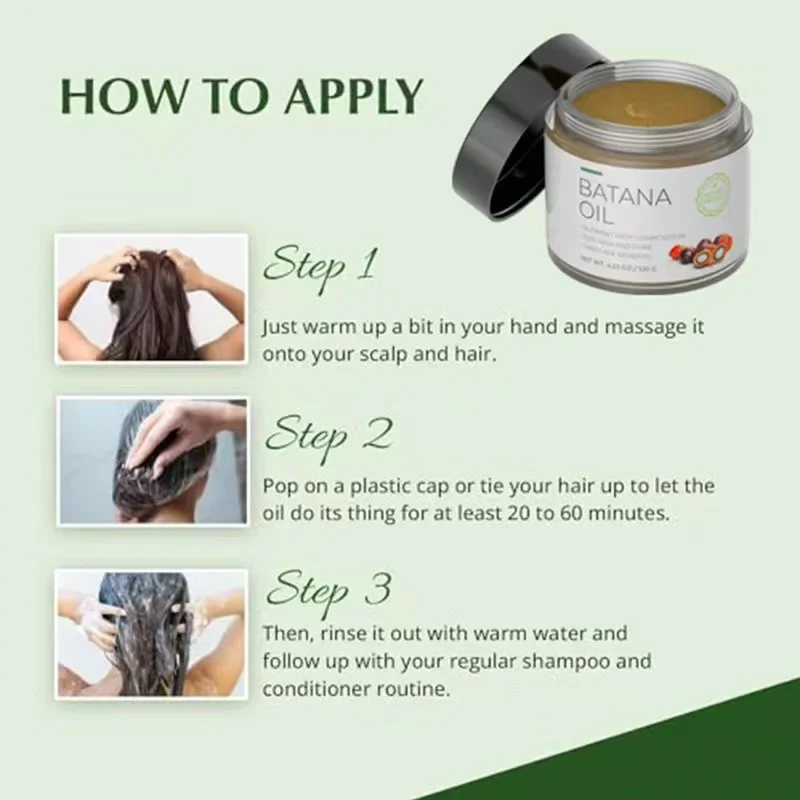 Hair Essence Oil Hair Growth Oil Hair Oil Raw Batana Oil For Hair Growth Natural Can Prevent Hair Loss in Both Men and Women Increase Thickness and Smoothness