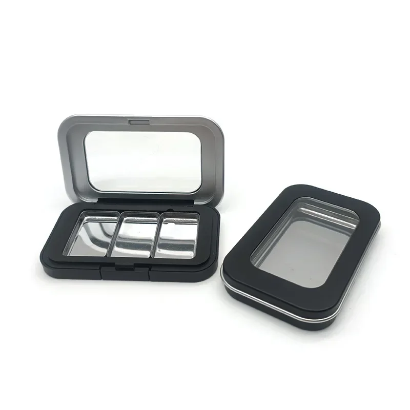 Sewing Storage Box Magnetic Black Rectangle Case for Sewing Needles Buttons Pins Accessories