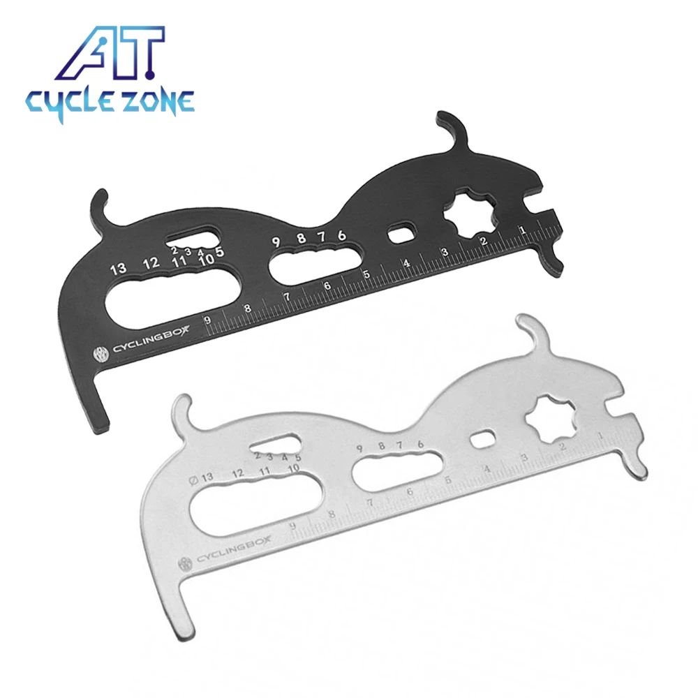 

Portable Bike Chain Wear Measuring Ruler Measuring Chain Ruler Caliper Detection Measuring Instrument Mountain Bike Repair Tools