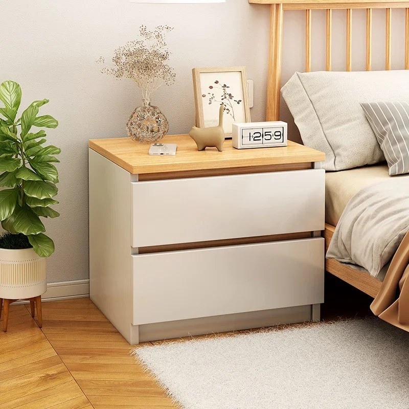 Minimalist Bedroom Nightstands Small Drawers Kawaii Luxury Bedside Table Nordic Modern Armoires De Chambre Live Room Furnitur