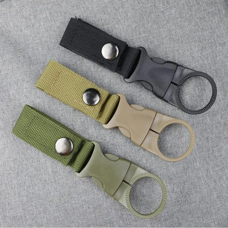 Water Bottle Holder 3Pcs Outdoor Nylon Webbing Hook