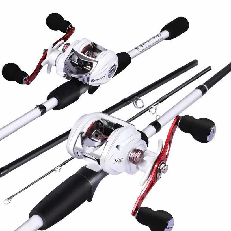 Fishing Combo Set Sougayilang - Fishing Rod Reel Combo 1.8-2.1m Lure 7