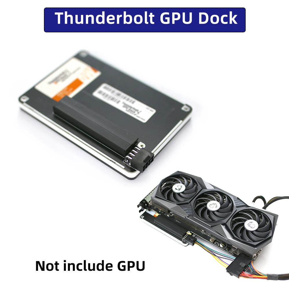Thunderbolt GPU Dock Laptop to External Graphic Card Adapter PCIE 16X