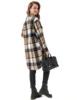 URBEST Women's Oversized Plaid Shacket - Cozy Long Sleeve Button Down Jacket with Pockets, Knee Length/Plus Size/Cropped 2