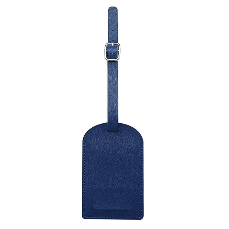 PU Leather Luggage Tags Suitcase Tag for Women Men Lover Couples Wedding Gift - Image 2