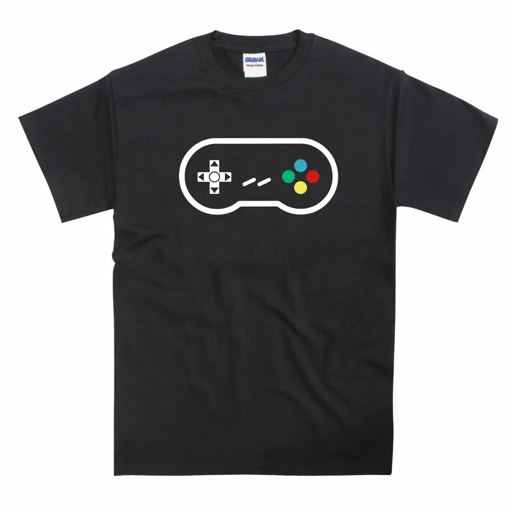 

Футболка SNES с цветными пуговицами, 100% хлопок, с коротким рукавом