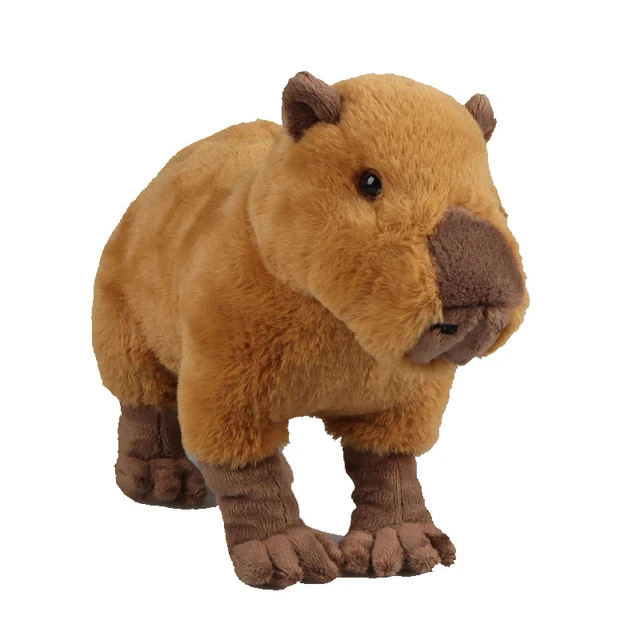 Pelúcia Capivara Desenho Animado - bonitos do Plushie do Capybara