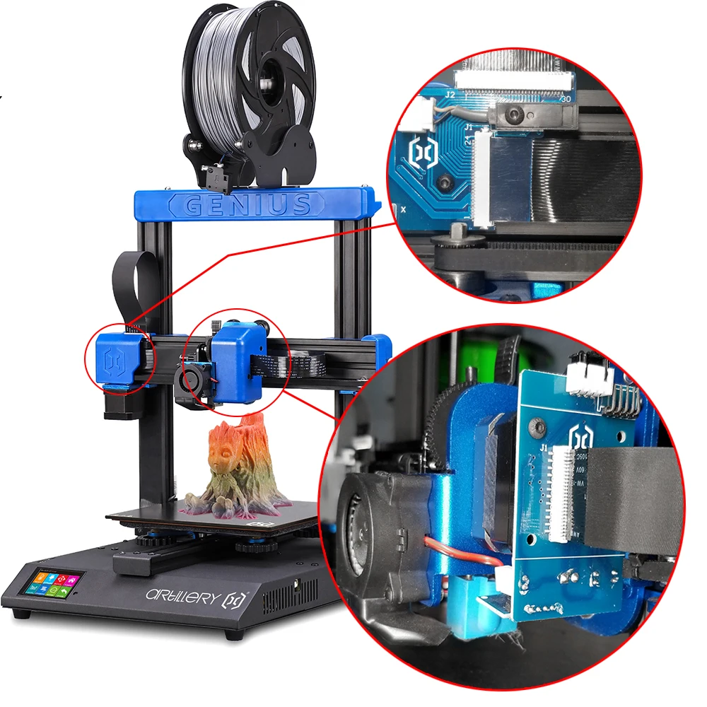 핫 엔드 PCB 어댑터 보드 포병 Sidewinder X1 3D 프린터 부품 용 Genius 3D 프린터 보드 키트 용 24 핀 케이블 키트